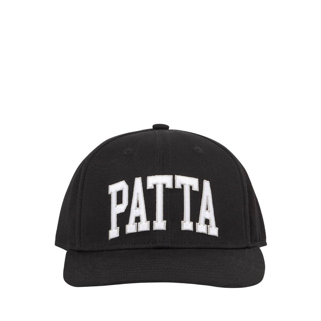 PATTA ARC LOGO SNAPBACK CAP BLACK