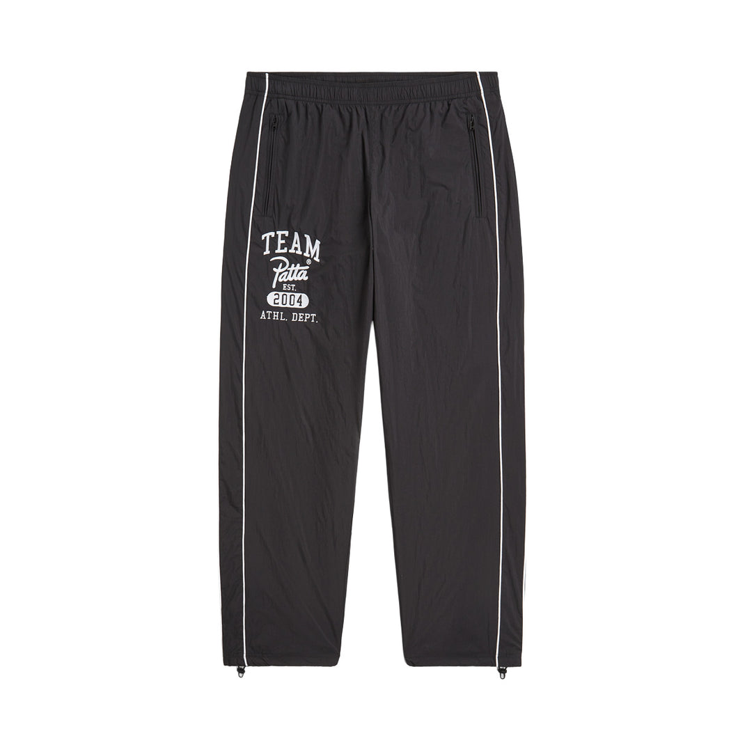 PATTA ATHLETIC NYLON TRACK PANTS BLACK
