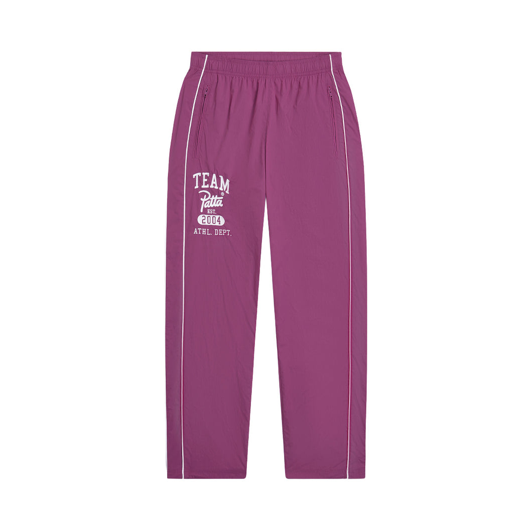 PATTA ATHLETIC NYLON TRACK PANTS BOYSENBERRY