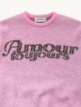 MON AMOUR TOUJOURS KNIT SWEATSHIRT PINK