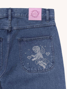 HEAVEN ON EARTH PANTS BLUE DENIM