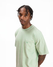 PATTA BASIC WASHED POCKET T-SHIRT SLIT GREEN