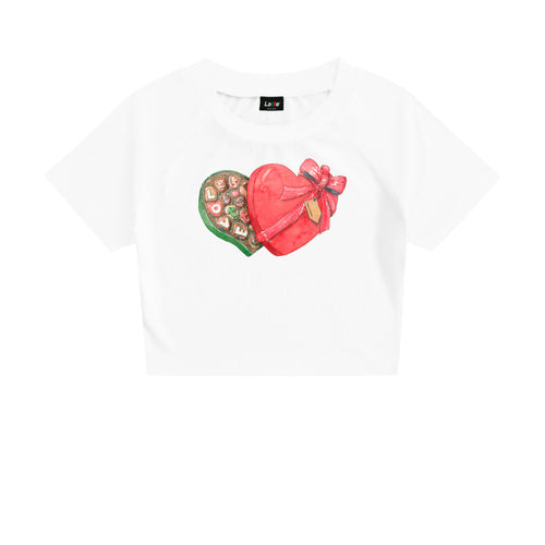 CHOCOLATTE BABY TEE WHITE