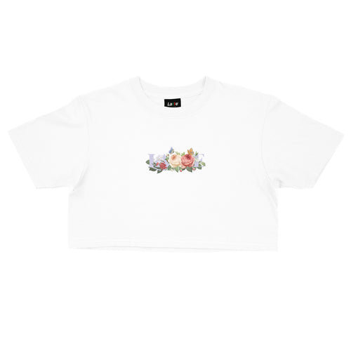 BLOSSOM CROP TOP WHITE