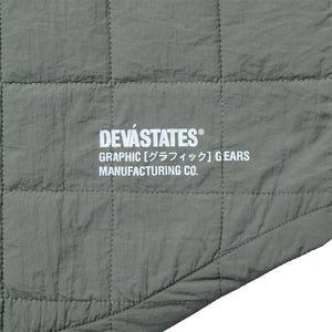 BONES QUILTED FATIGUE SHIRT OLIVE GREEN