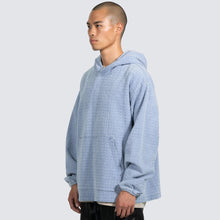 EXPAND PONCHO HOODIE BLUE