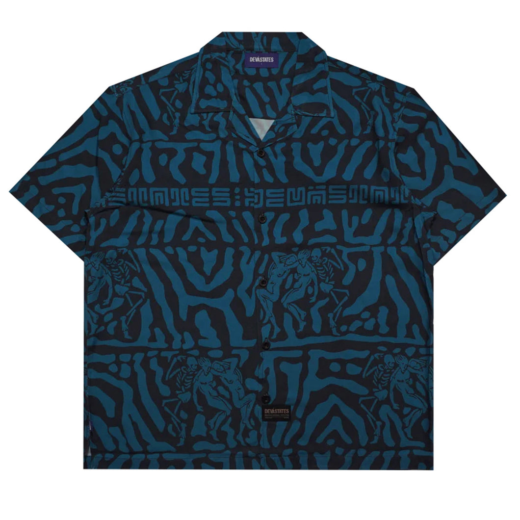 CARVE PRINTED SOUVENIR SHIRT BLUE