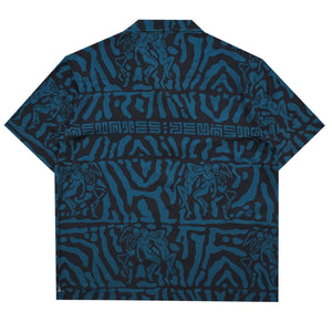 CARVE PRINTED SOUVENIR SHIRT BLUE