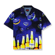 CERVEZA CAMP SHIRT BLUE