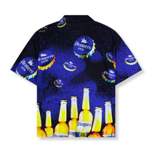 CERVEZA CAMP SHIRT BLUE