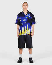 CERVEZA CAMP SHIRT BLUE