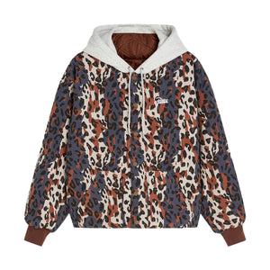 PATTA CITY LEOPARD REVERSIBLE BOMBER JACKET MULTI