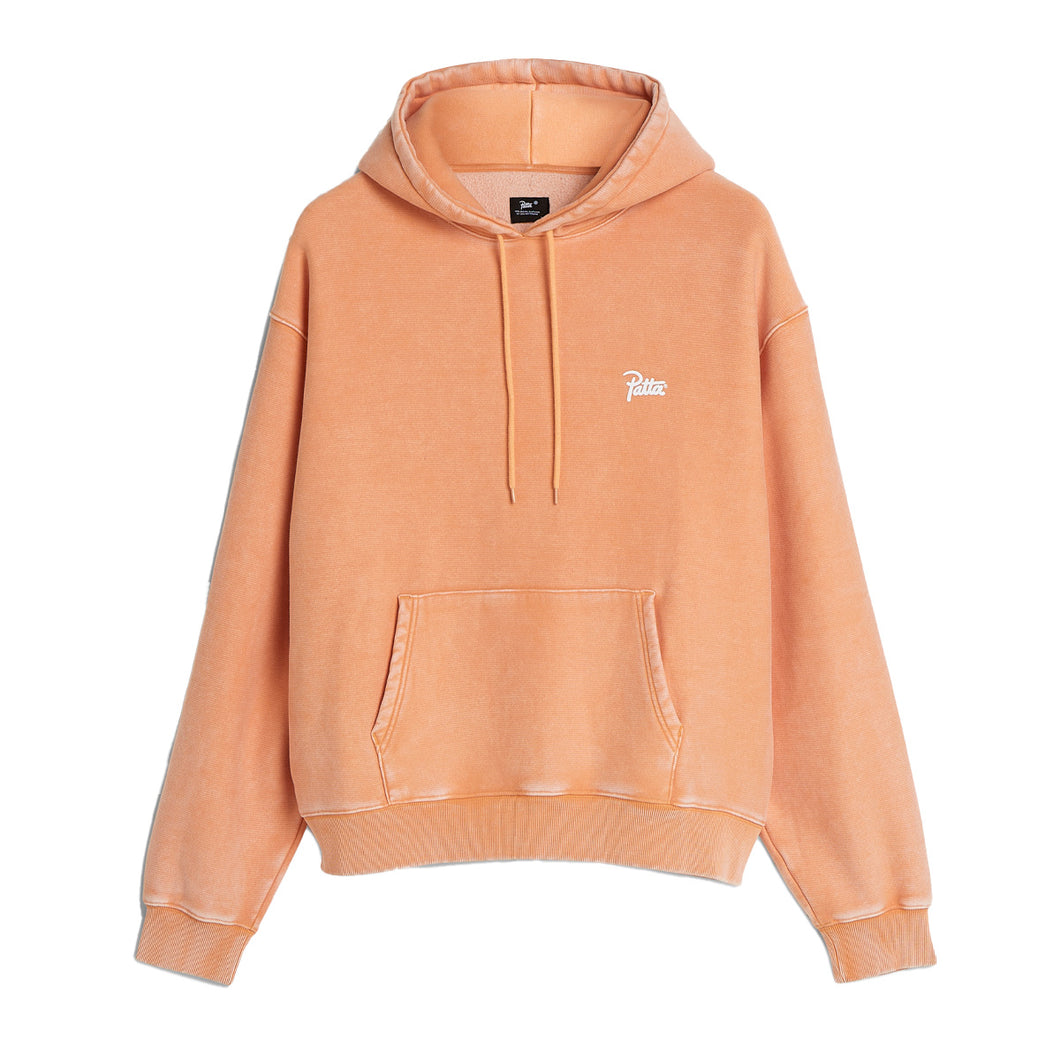 PATTA CLASSIC WASHED HOODED SWEATER MELON