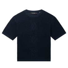 CROCHET T-SHIRT MARTIME BLUE