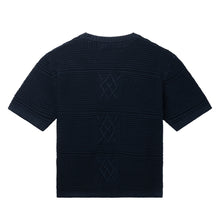 CROCHET T-SHIRT MARTIME BLUE