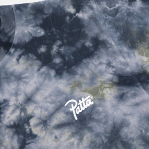 PATTA FEMME TIE DYE CROPPED RUCHED T-SHIRT QUARRY