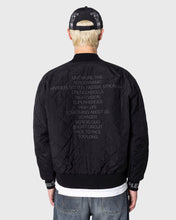 DAFT CLUB REVERSIBLE BOMBER BLACK