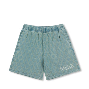 DIAMOND JACQUARD SHORTS LIGHT INDIGO