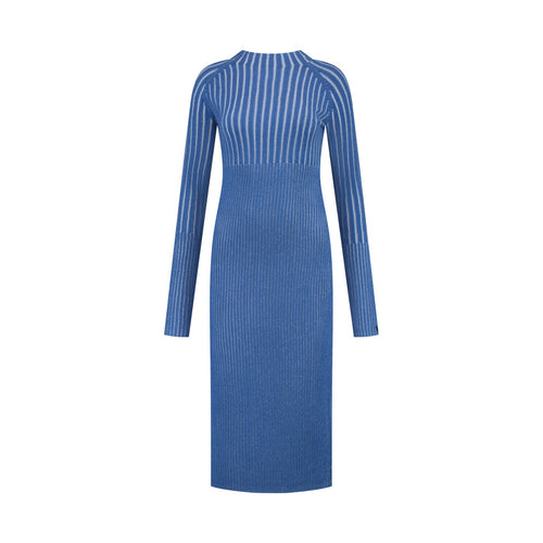 DIAS KNIT DRESS TRUE BLUE