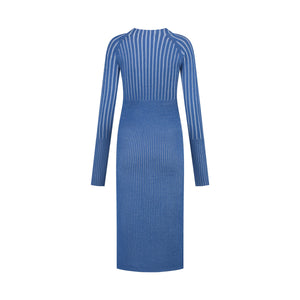 DIAS KNIT DRESS TRUE BLUE