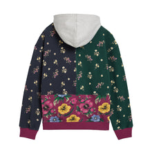 PATTA FLORAL PATCHWORK HOODED SWEATER MULTI