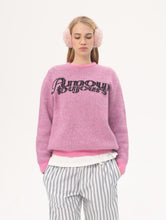 MON AMOUR TOUJOURS KNIT SWEATSHIRT PINK