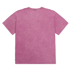 PATTA GILDED ACID WASHED T-SHIRT BOYSENBERRY