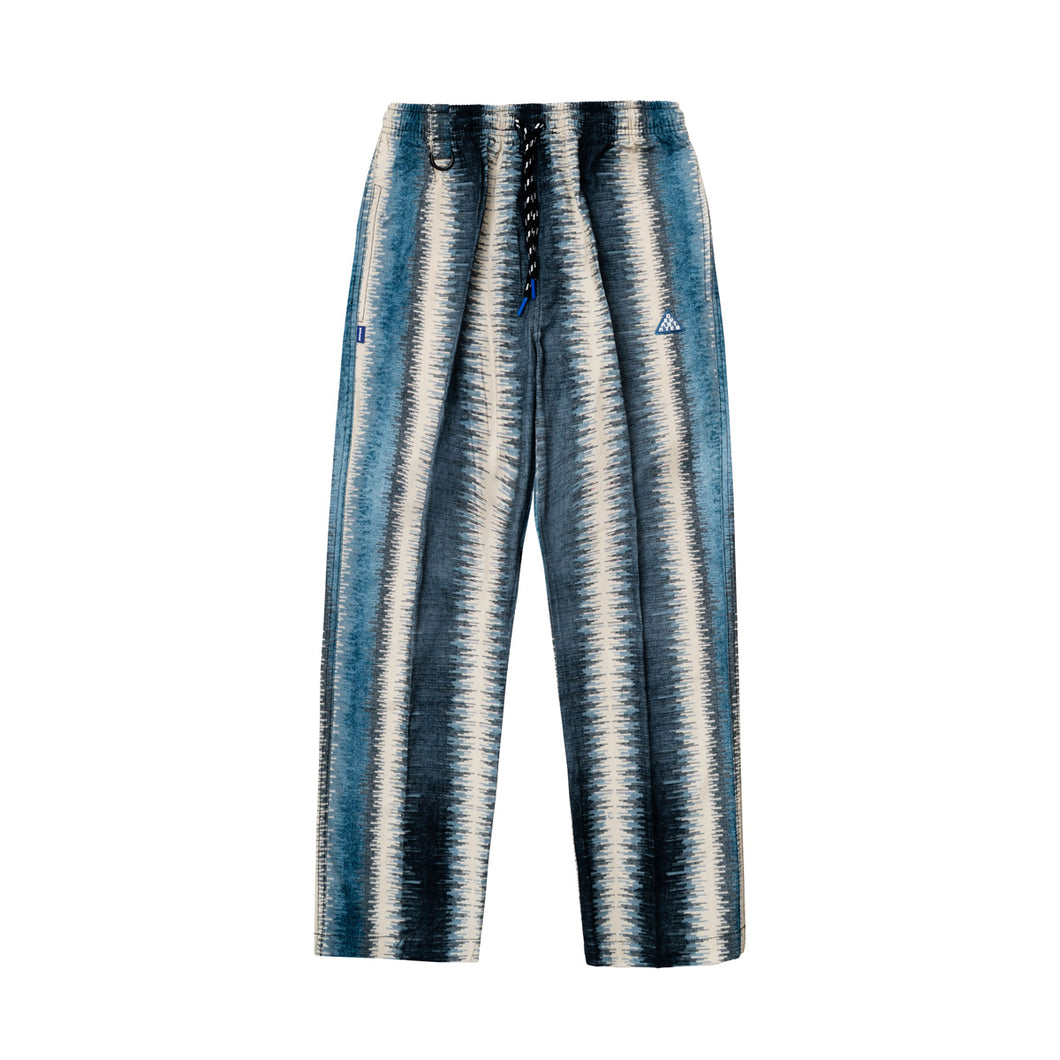 IKAT PRINTED EASY PANTS BLUE