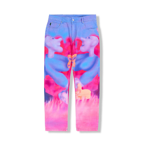 INTERACTION 5-POCKET PANTS PINK