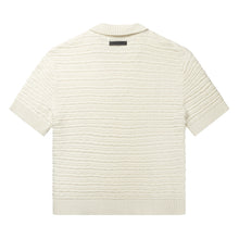 JABIR KNIT SS POLO FROST WHITE