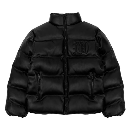 KINGDOM CURVE PUFFER JACKET BLACK