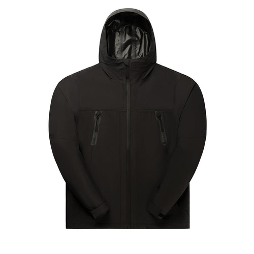 KUNLE RAIN JACKET BLACK