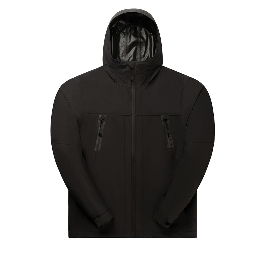 KUNLE RAIN JACKET BLACK