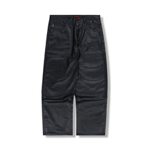 LATEX FORMULA BAGGY JEANS BLACK