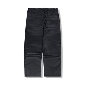 LATEX FORMULA BAGGY JEANS BLACK