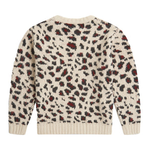 PATTA LEOPARD BRUSHED KNITTED SWEATER MULTI