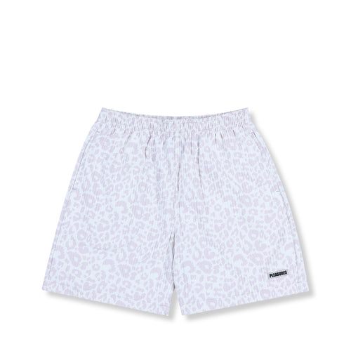 LEOPARD ACTIVE SHORTS OFF WHITE