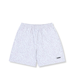 LEOPARD ACTIVE SHORTS OFF WHITE
