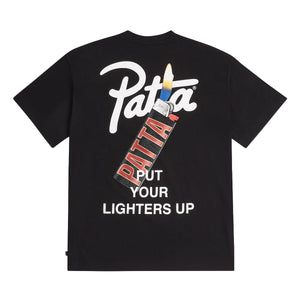 PATTA LIGHTERS T-SHIRT BLACK