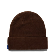 LOOSE GAUGE KNIT BEANIE BROWN