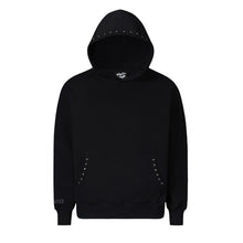 LUCKY STUDDED HOODIE BLACK