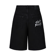 LUCKY STUDDED JORTS BLACK
