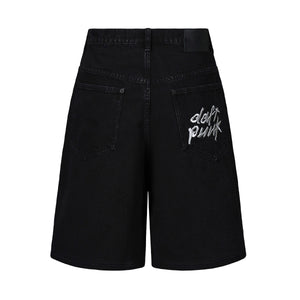 LUCKY STUDDED JORTS BLACK