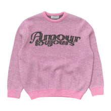 MON AMOUR TOUJOURS KNIT SWEATSHIRT PINK