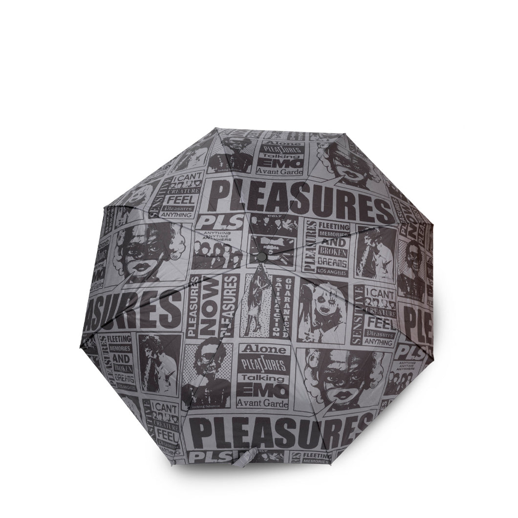 NEWSPRINT UMBRELLA BLACK