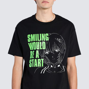 SMILING T-SHIRT BLACK