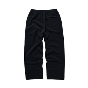 NEW YORK ARCH OPEN HEM SWEATPANTS BLACK