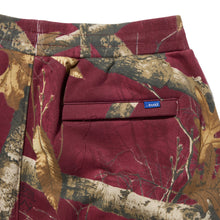 NEW YORK ARCH OPEN HEM SWEATPANTS MERLOT