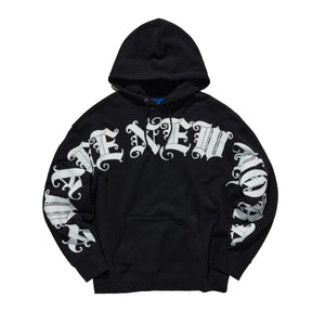 OLD ENGLISH HOODIE BLACK