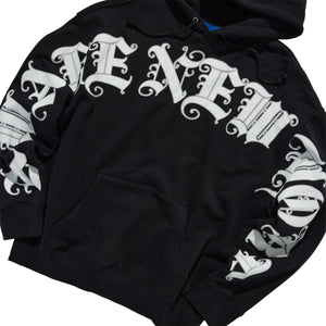 OLD ENGLISH HOODIE BLACK